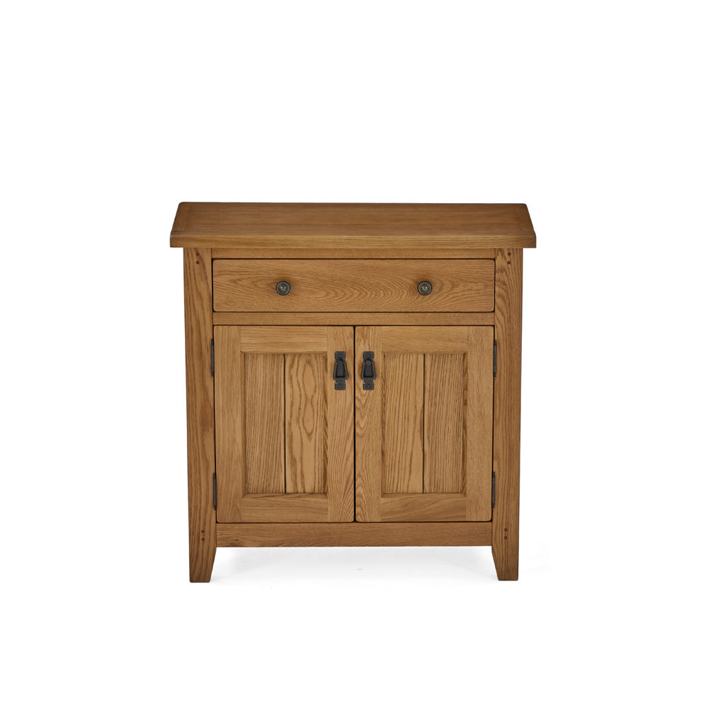 Burford Mini Sideboard with top drawer front upper View
