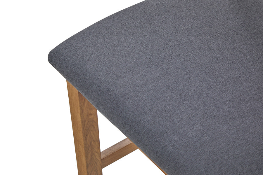 Burford dining chair seat close up