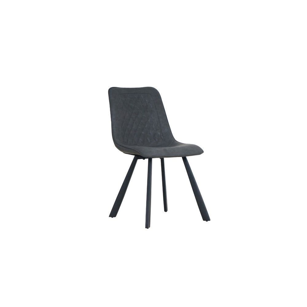 Grey chair on a white background