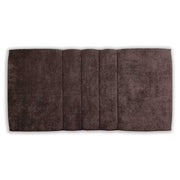 charcoal upholstered headboard with a textured finish on a white background