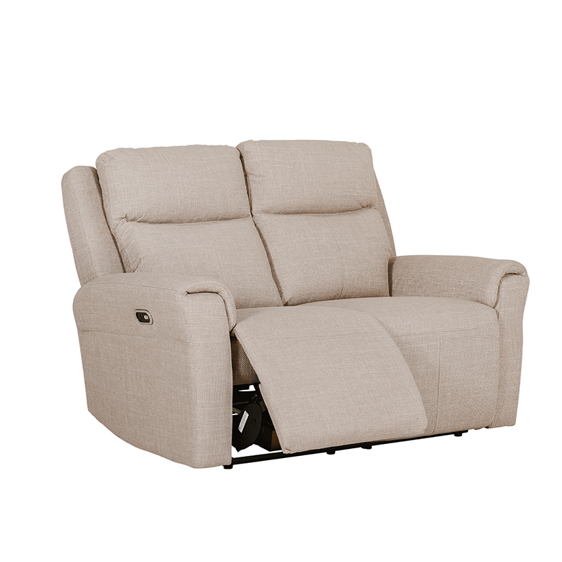 Russo 2 Seater Electric Recliner - Mushroom Fabric