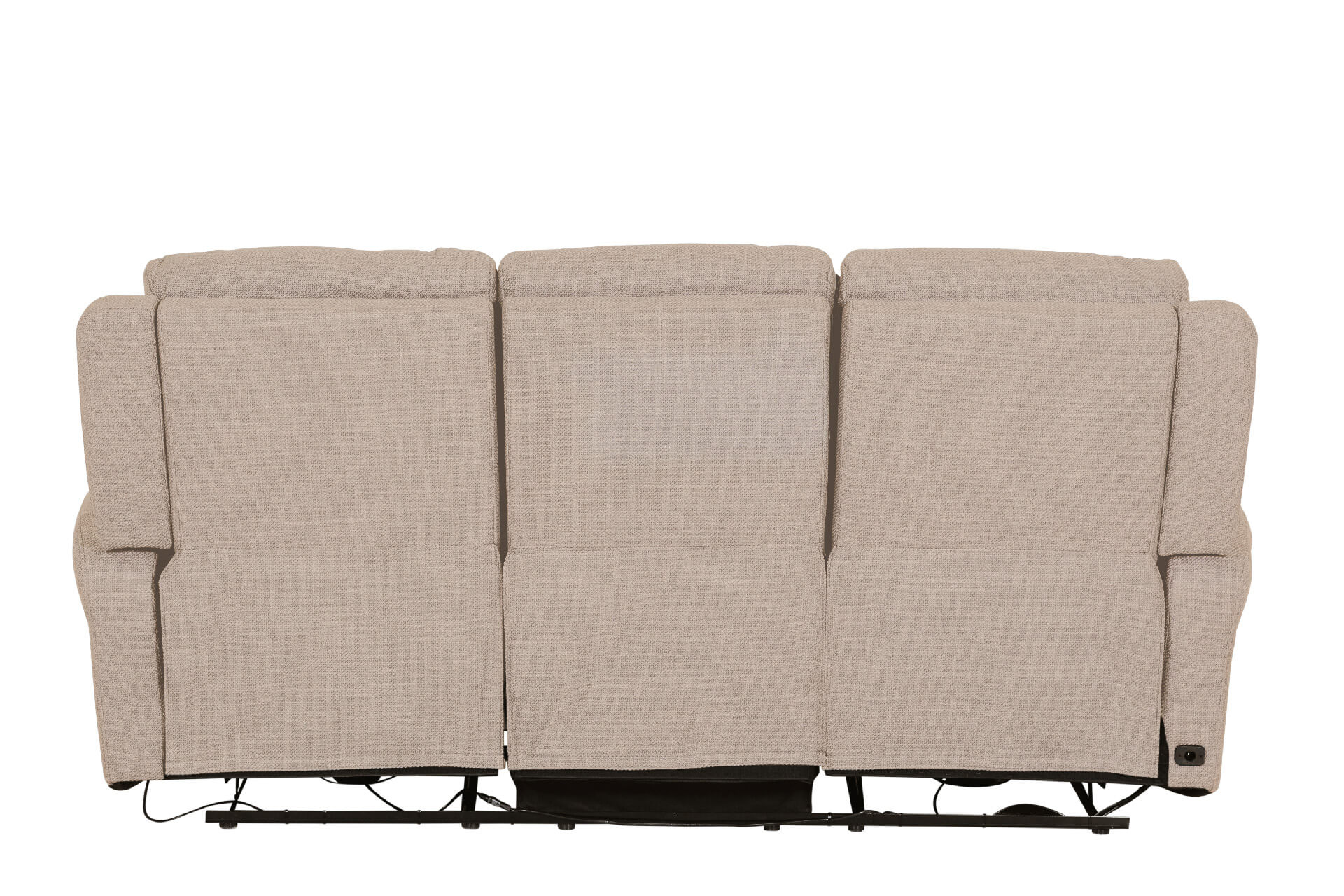 Russo 3 Seater Electric Recliner - Mushroom Fabric