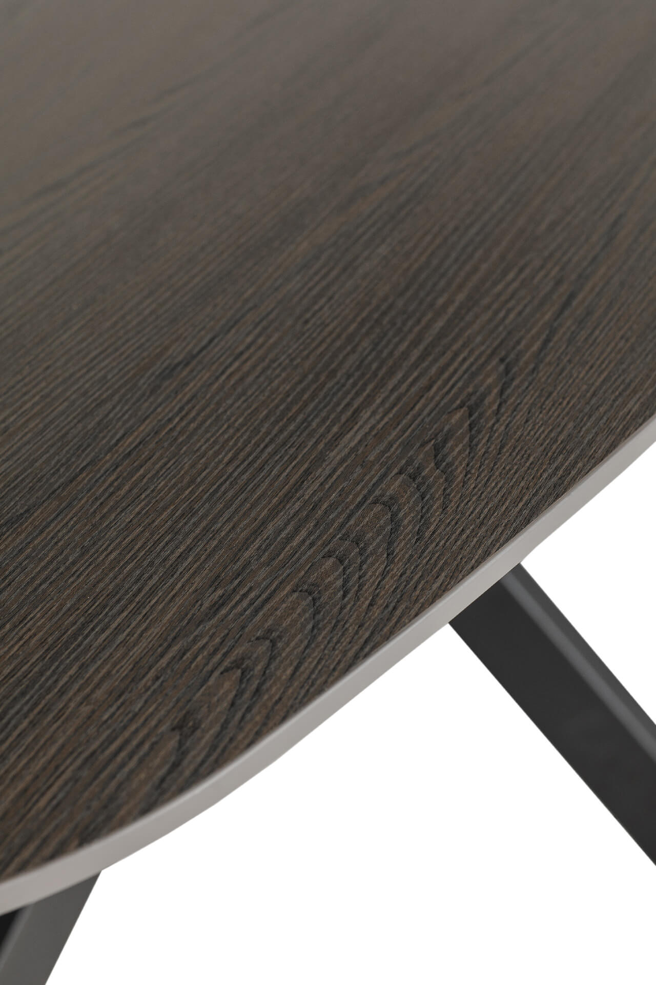 Sadia Dining Table Oval 1600mm - Smoke