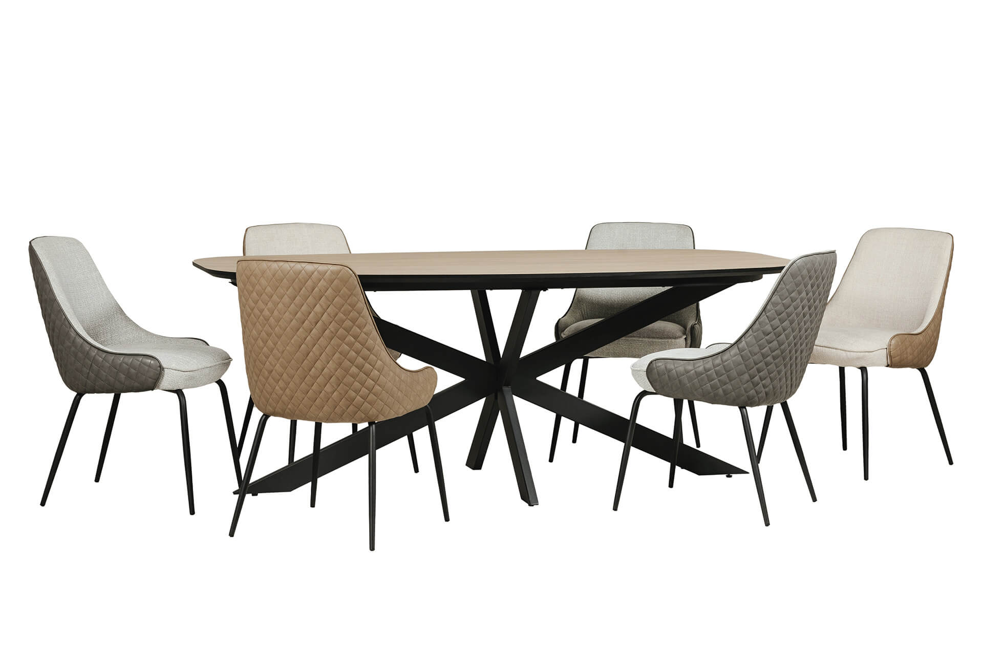 Sadia Dining Table Oval 1600mm - Oak