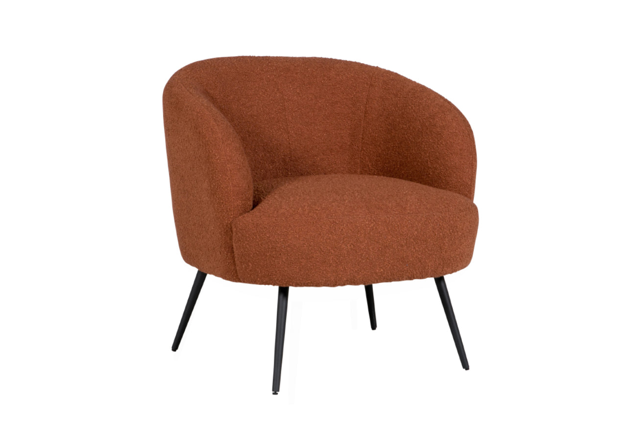Shelbie Accent Chair - Rust