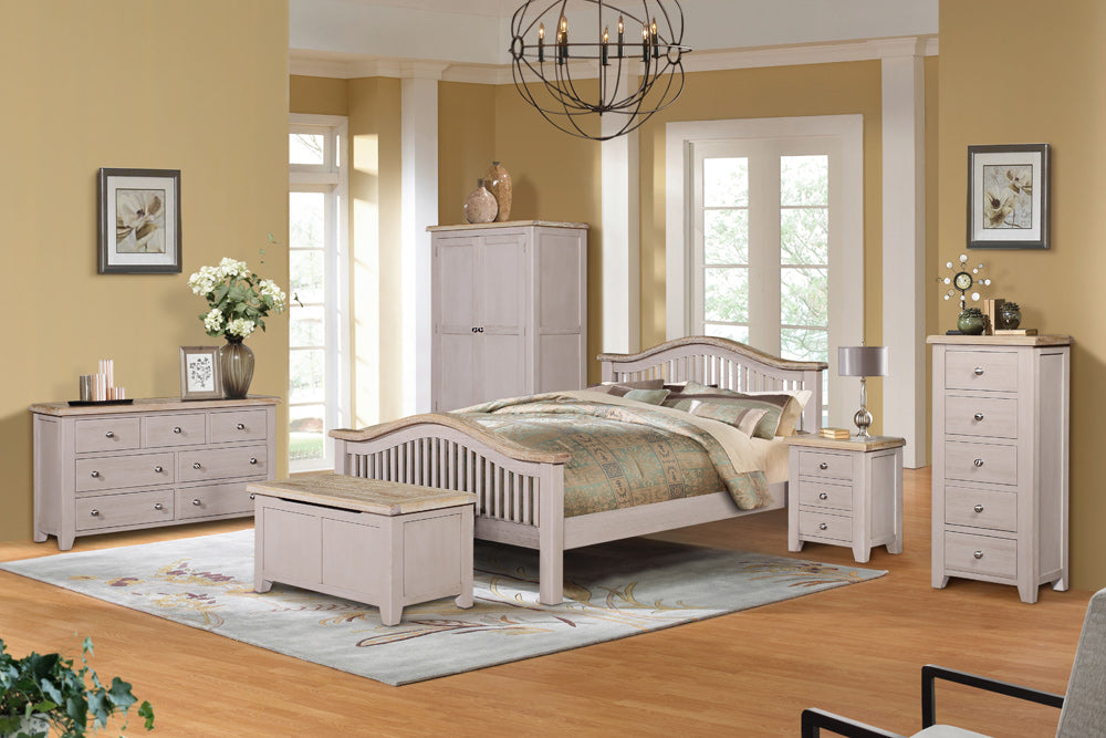 Salou Curved Bedframe - 5' (King Bed)