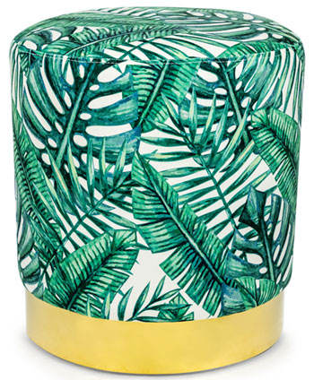 Tropical Footstool Green
