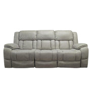 Gray / beige sofa with on a white background