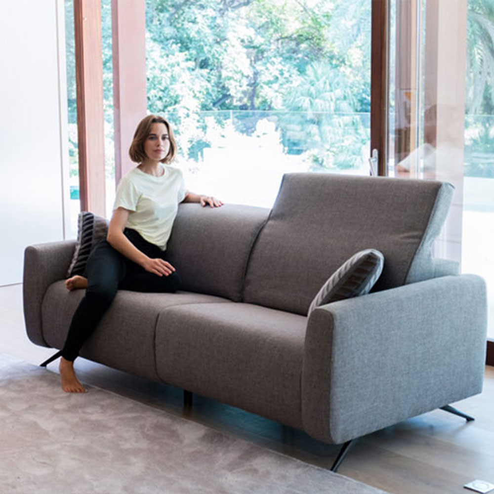 Baltia Modular sofa with Multi Positional Headrest by fama