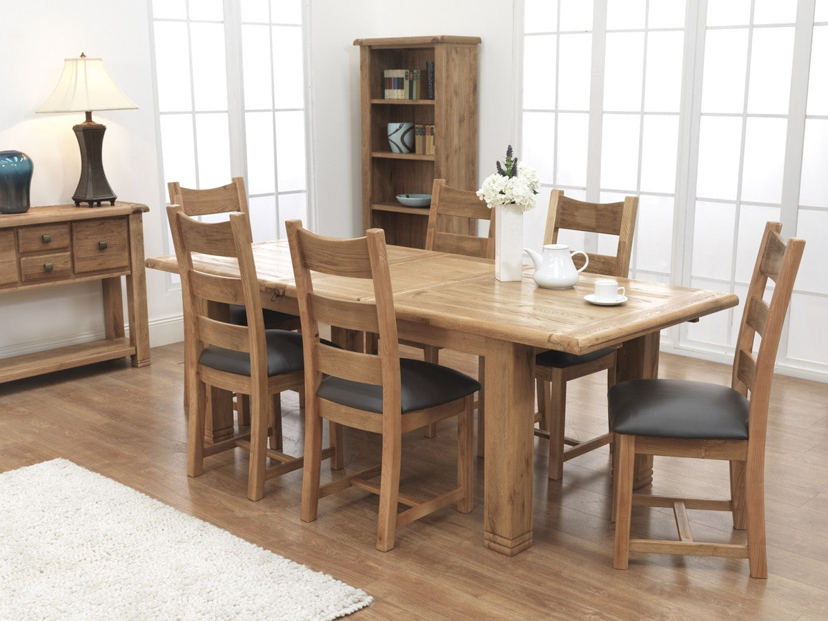 Colorado Oak 1.8m Ext. 2.3m Table