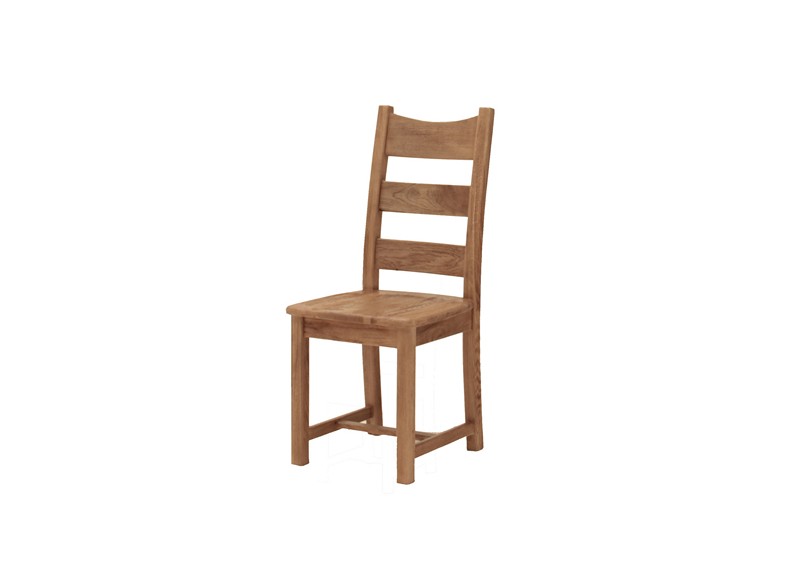 Danube Oak Solid Seat Dining Chair