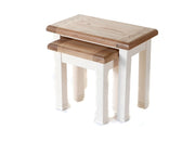 Colorado Oak Nest Of Tables - White