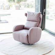 Kylian Reclininer Chair by Fama. Photographed in Light Mauve leather colour