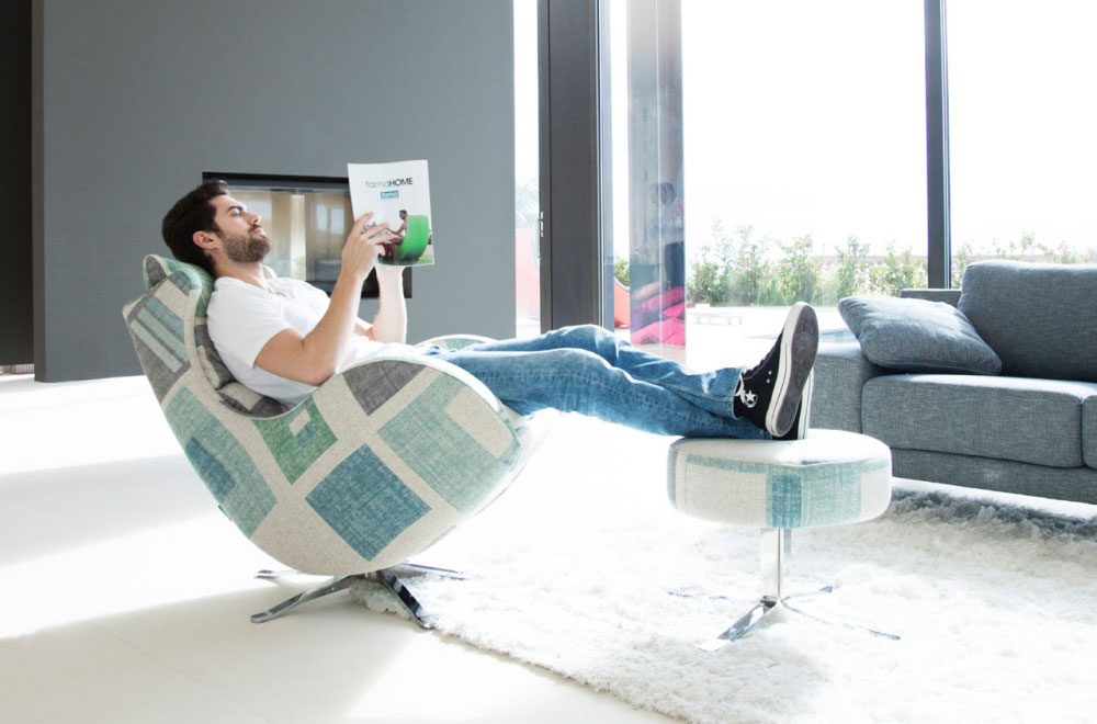 Lenny Armchair in Fabric