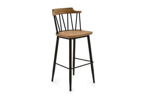 Blake Bar Chair Natural Angled