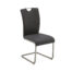 Isaac Dining Chair Charcoal PU - Back