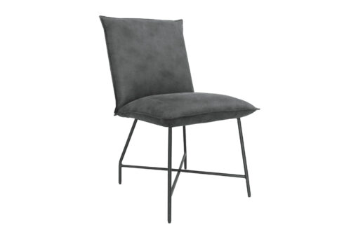 Lukas Dining Chair Indigo Grey Angled