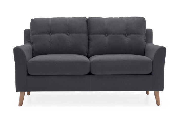 Olten 2 Seater Charcoal - Straight