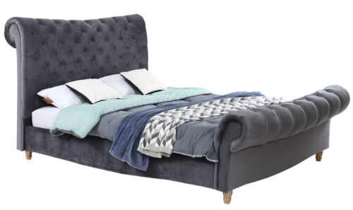 Sloane Bed Angle - 5' Grey