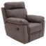 Baxter 1 Seater Recliner Brown - Angle
