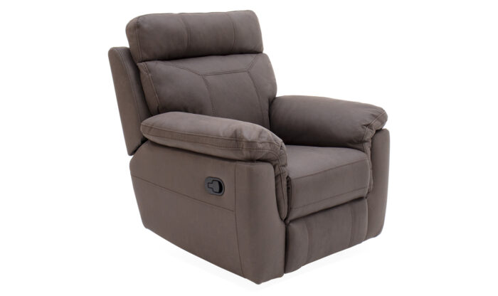 Baxter 1 Seater Recliner Brown - Angle