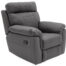 Baxter 1 Seater Recliner Grey - Angle