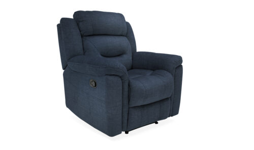 Dudley 1 Seater Blue Angled