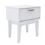 Luna Bedside Table White