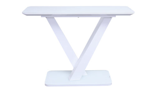 Rafael Console Table White Straight