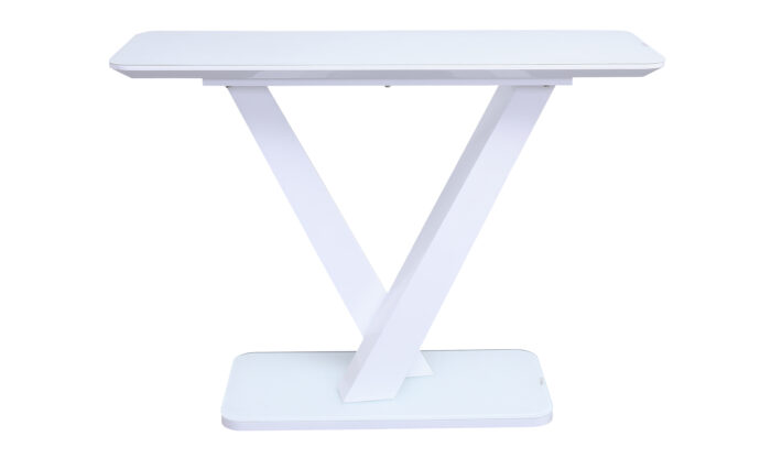 Rafael Console Table White Straight