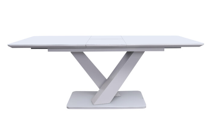 Rafael Dining Table Grey Extended Straight