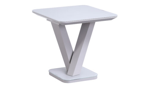 Rafael Lamp Table Grey Angled