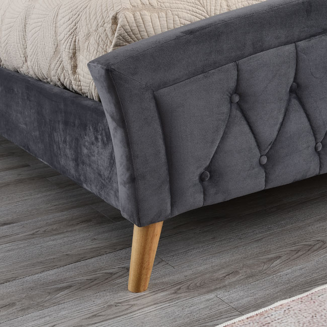 Kingston Fabric Bed 4'6ft - Image 3