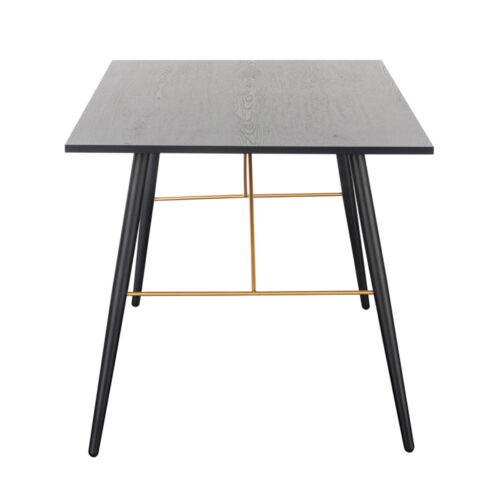 barcelona dining table 1200 black and copper