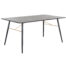 barcelona dining table 1600 black and copper