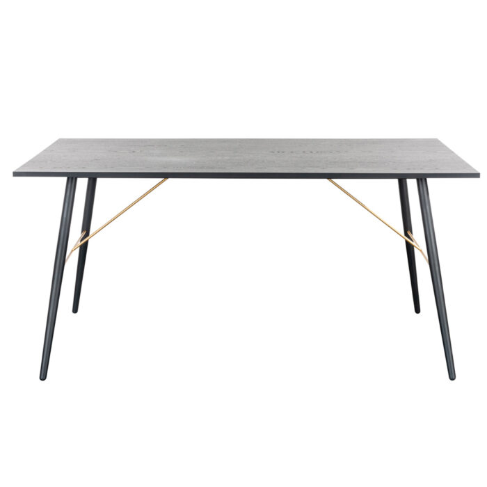 barcelona dining table 1600 black and copper