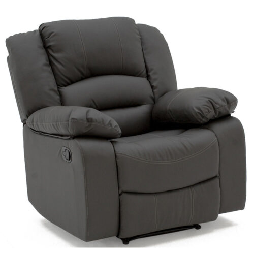 barletto 1 seater recliner grey
