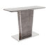 beppe console table light grey concrete effect