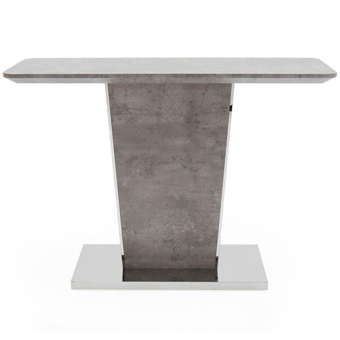 Beppe Console Table - Light Grey Concrete Effect - Image 2