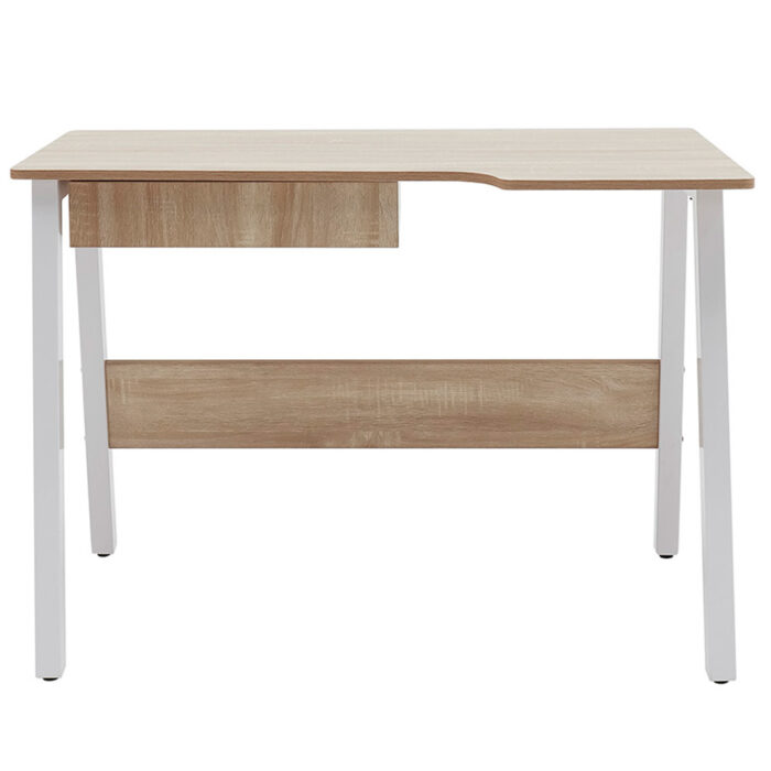 Greyson Desk 1100 - Timber / White - Image 2
