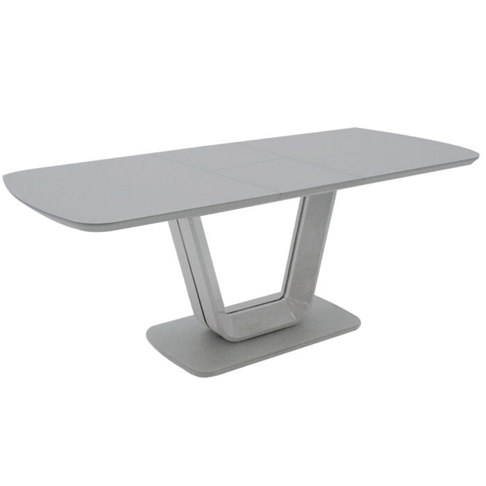 Lazzaro Dining Table Ext - Light Grey Matt 1600/2000 - Image 2