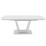 lazzaro dining table ext white gloss
