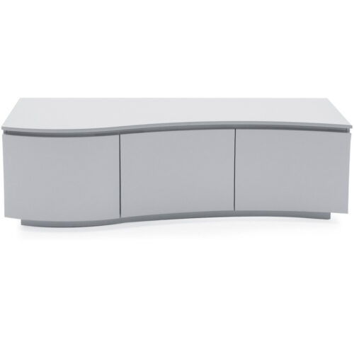 lazzaro tv cabinet light grey matt with led