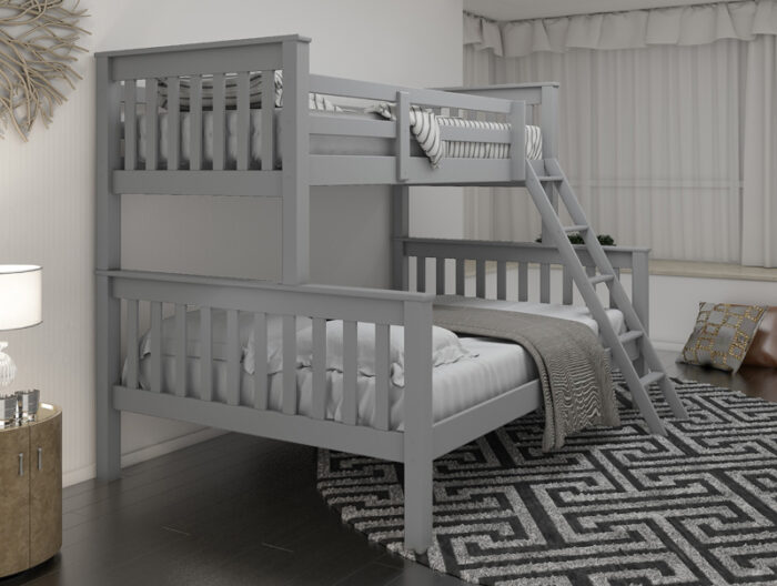 Grey Triple Bunk - Bedroom