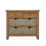 Burford Console Table with Baskets front View