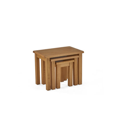 Burford Nest of Tables tucked in Angled