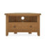Burford corner TV Unit with Drawer Front view