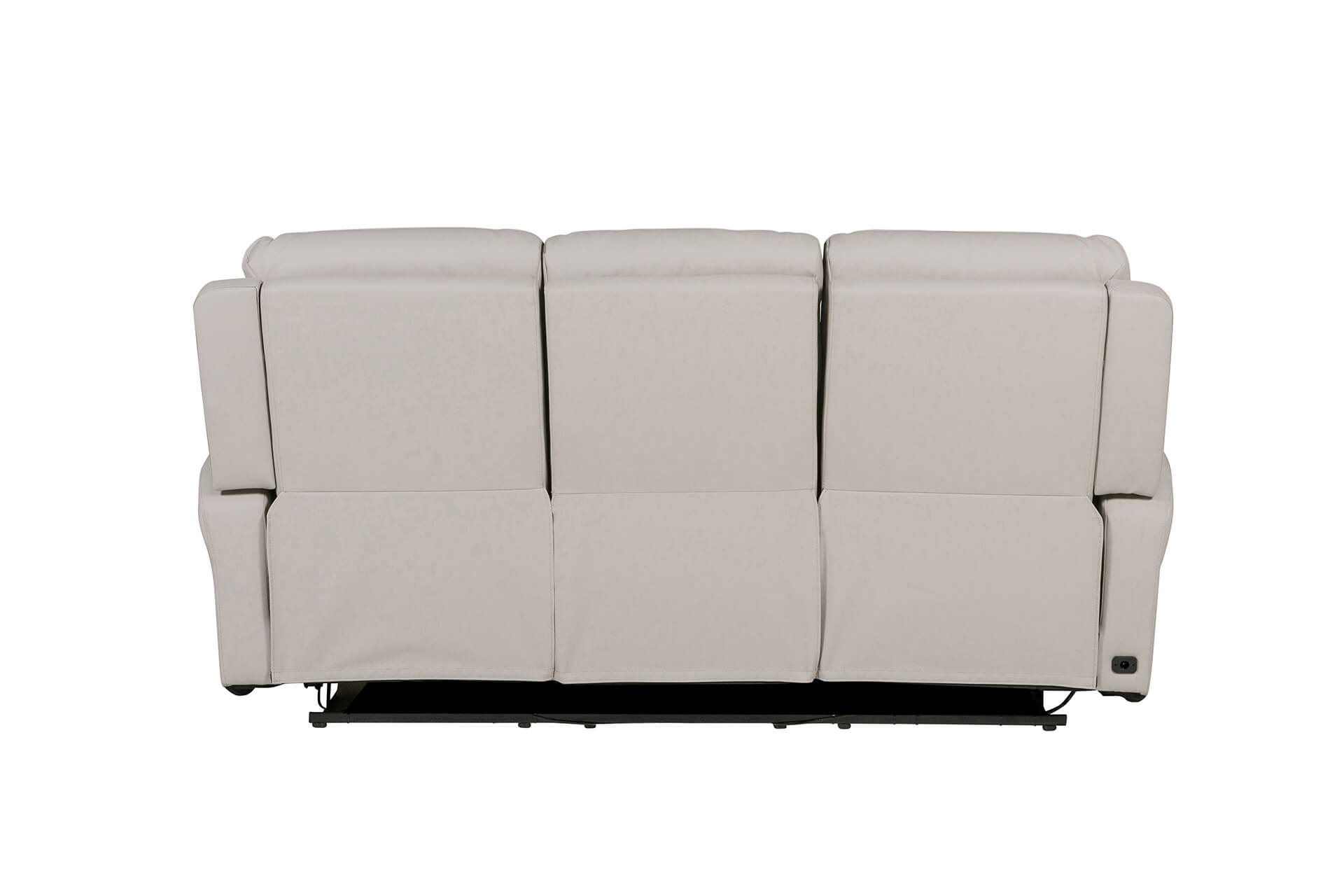 Russo 3 Seater Electric Recliner- Stone Leather - Image 3