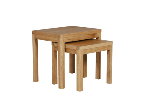 Set of two oak tables