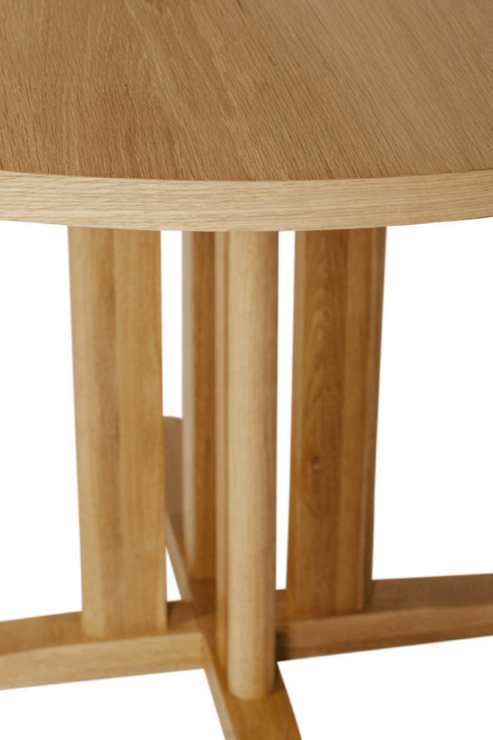 Renata Oak Round Dining Table - Image 2